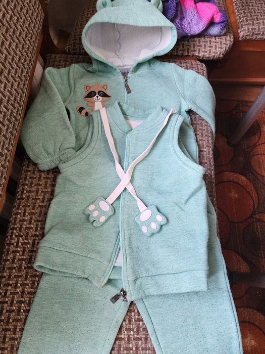 Костюм 3-ка с утеплением на 3года