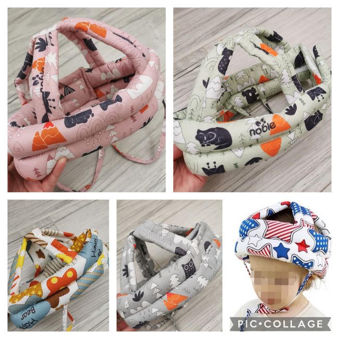 Шлем / мека каска за прохождащи бебета и деца + ПОДАРЪК наколенки