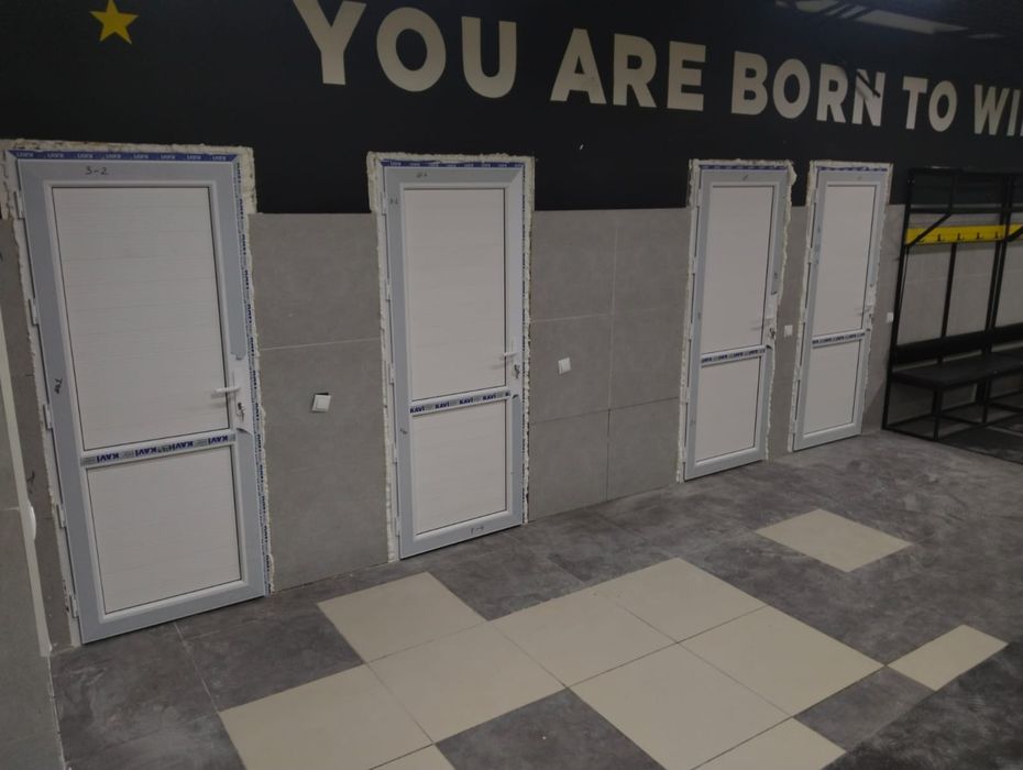 Окна,перегородки,двери и тд