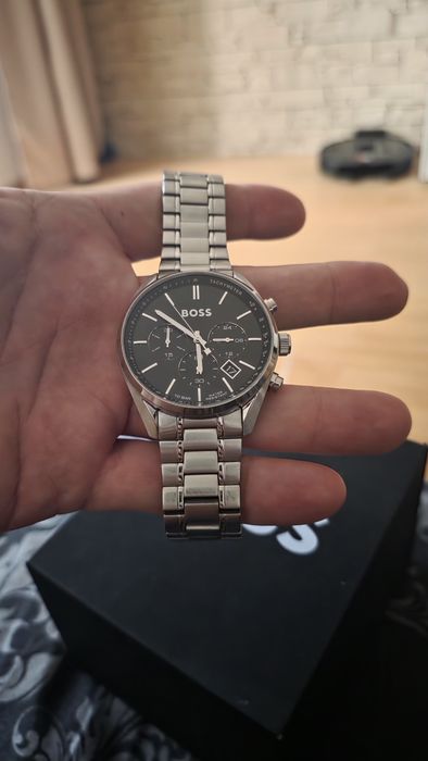 Ceas cu bratara metalica Boss