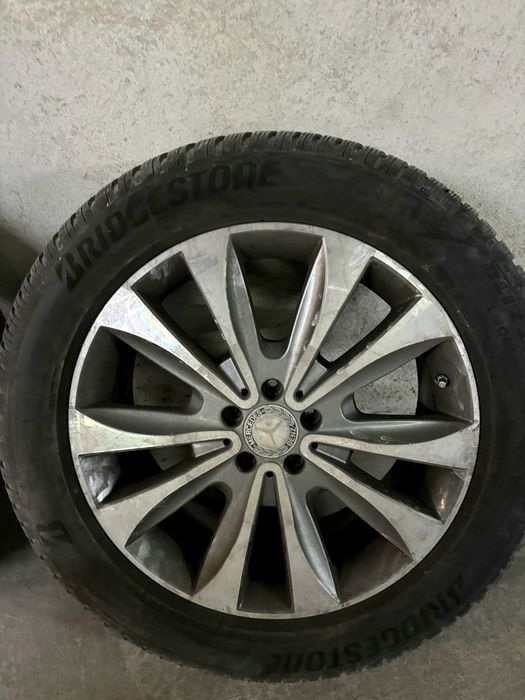 Оригинални джанти Mercedes 20" със зимни гуми 275 55 20 Bridgestone Blizzak  дот 3424