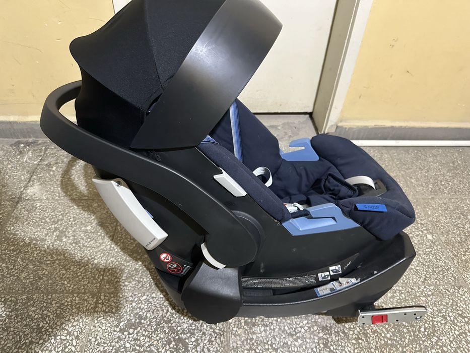 Cybex Aton 5 + ISOFIX база Aton Base 2-Fix – много запазено