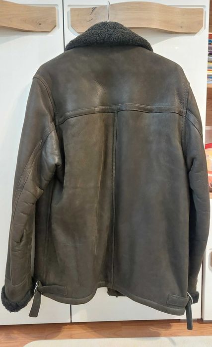 Geaca piele miel / cojoc scurt piele oaie imblanit