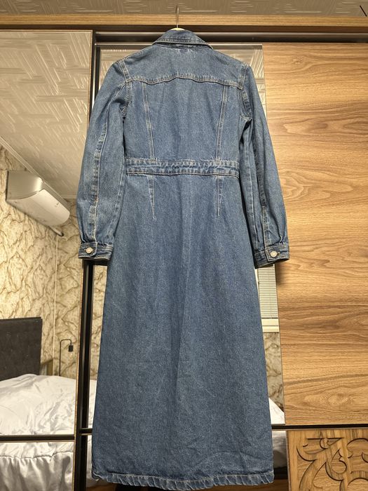 Дънкова рокля до прасеца