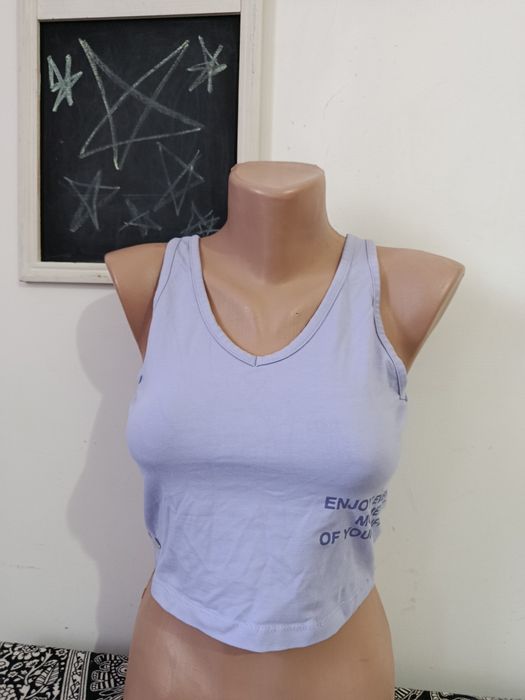 Bluza scurta top sport Buffalo Enjoy every moment of your life Xs-S
