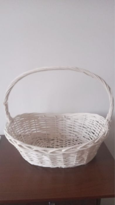Корзина плетенная круглая