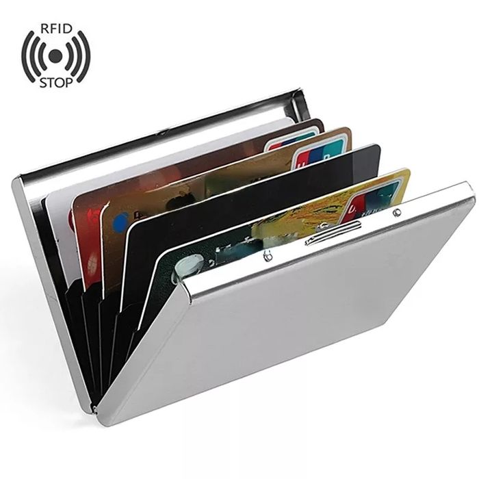RFID Метален портфейл със защита за безконтактни дебитни карти