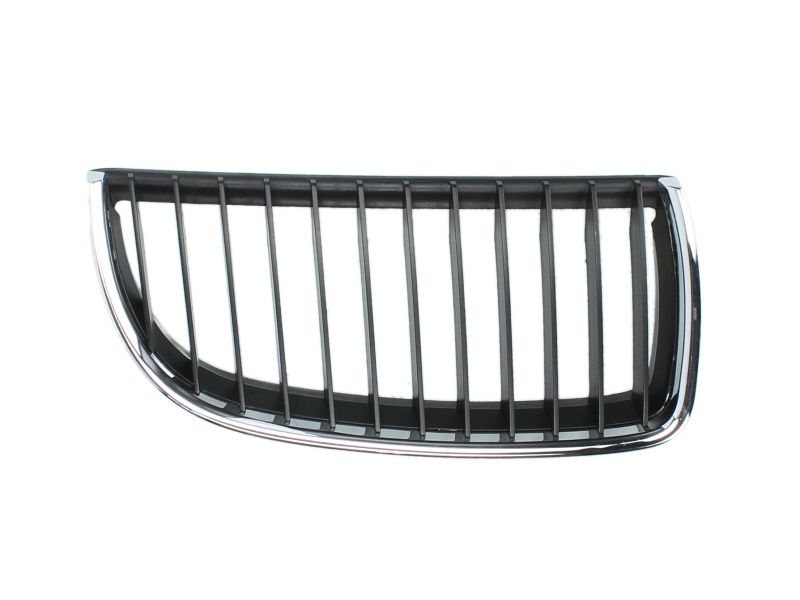 Grila radiator Bmw Seria 3 E90/E91 Model 316-320, Sedan 2004-/Touring, 11.2004-08.2008, dreapta, crom/negru, 51137120008, 204005-2