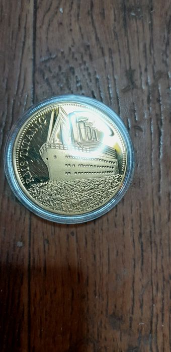 Монета   титаник