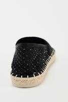 Дамски еспадрили с камъчета  и черни - прозрачни ZARA