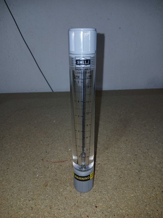 Debitmetru lichide LZM-15G, 0.5-5 GPM, indicator si valva