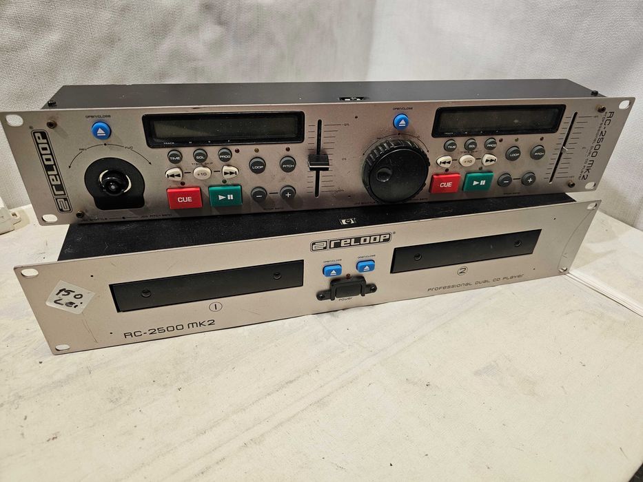 Player CD Dual Profesional Reloop RC-2500 MK2 Rackabil DJ