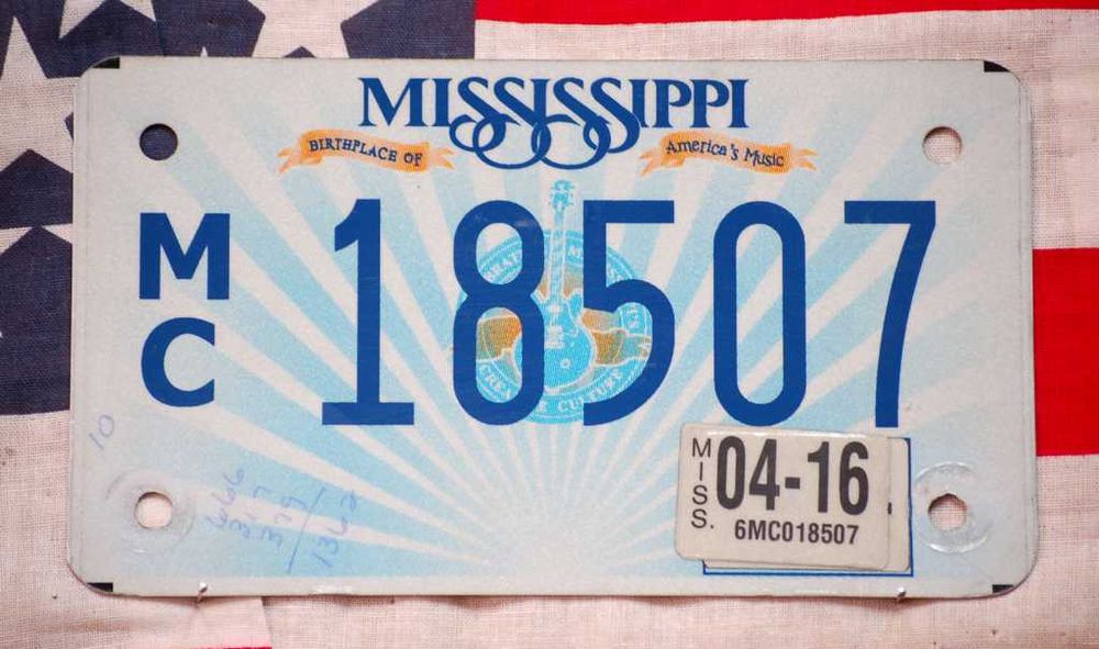 Американски Мотоциклетени регистрационни номера табели USA CAN PANAMA