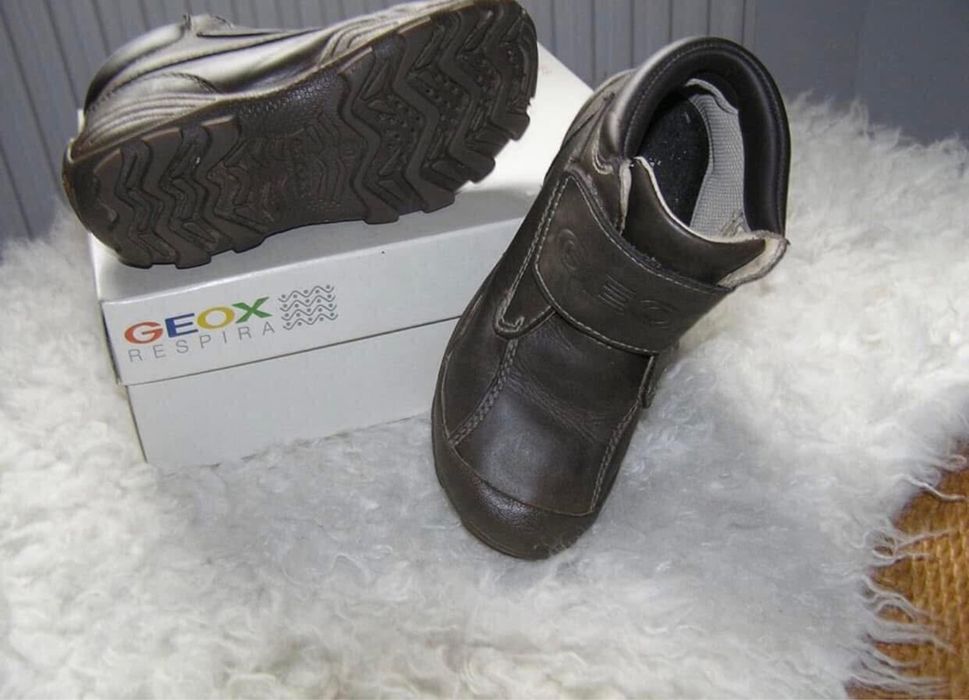 Ghete baiat GEOX-marimea 30,inter19,5cm,piele,ca Salomon,Ecco