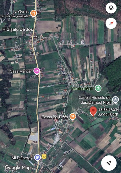 Teren intravilan Hidiselu de Sus