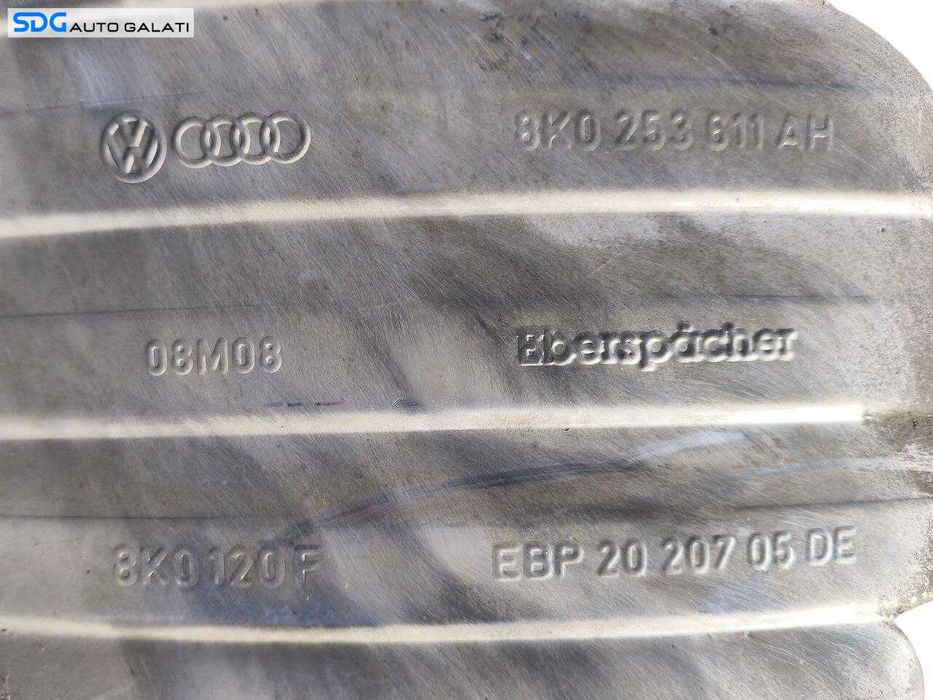 Toba Teava Esapament Evacuare Intermediara Audi A4 B8 1.8 2.0 TFSI 2008 - 2016 Cod 8K0253611AH 8K0253411 8K0120F 8K0119E [LC2821]