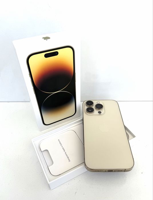 Перфектен! iPhone 14 Pro 128GB Gold ГАРАНЦИЯ!