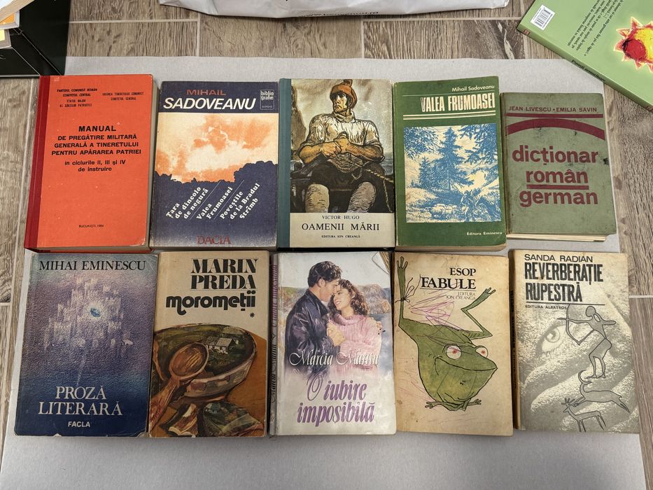 Cărți vechi beletristică