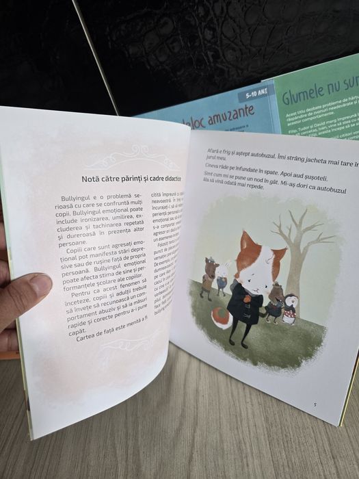 Cărți pentru 5-10 ani despre Bullying (verbal, emoțional, fizic și ascuns)