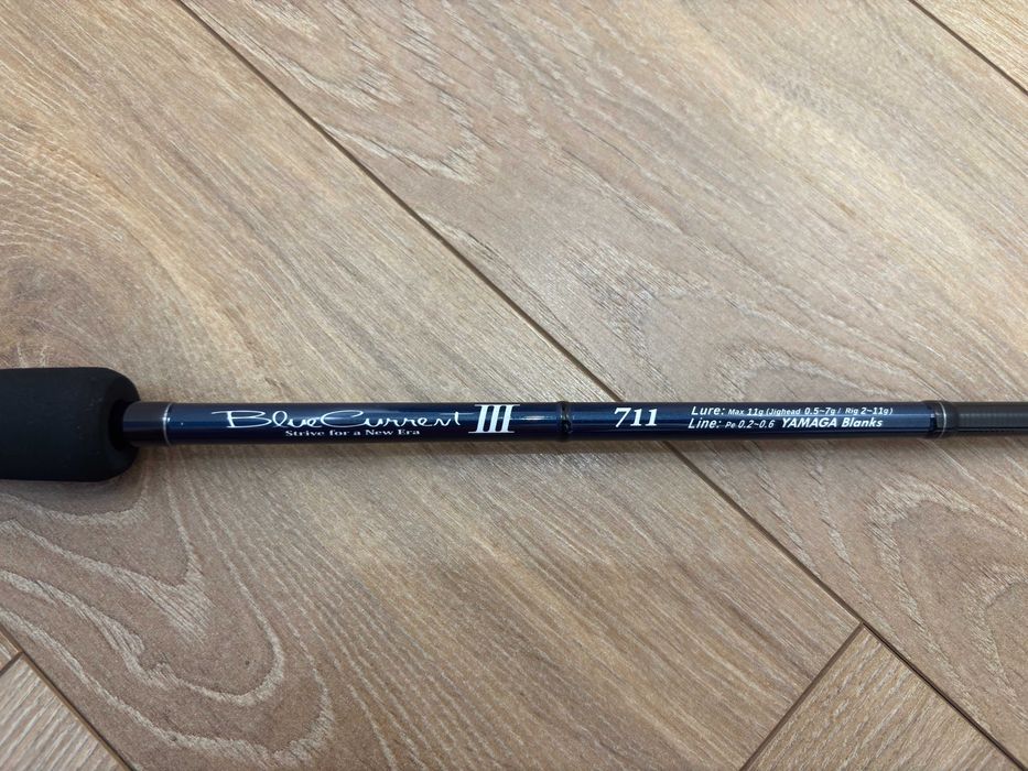 Lanseta Yamaga Blanks BlueCurrent III 711, 2.42m, 2-11g - NOUA si NEFOLOSITA