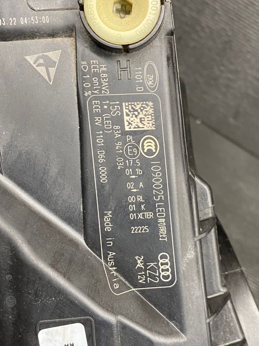 Far Faruri Audi q3 83A Full led 2019-2023