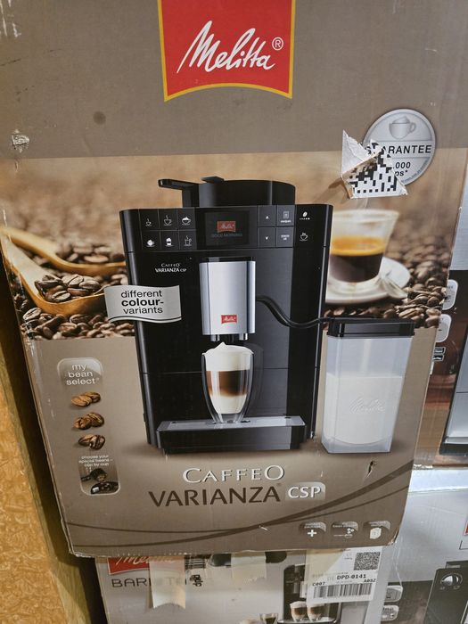 НОВ!!! Кафеавтомат Melitta Caffeo Varianza CSP (f58/0-100) 15 Bar Неръждаема стомана