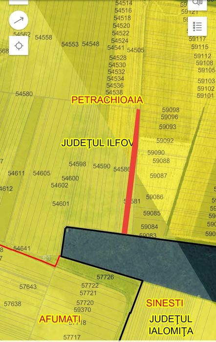 Teren de vanzare ! Aproape de BUCUREȘTI !!! Com. Petrachioaia,Ilfov