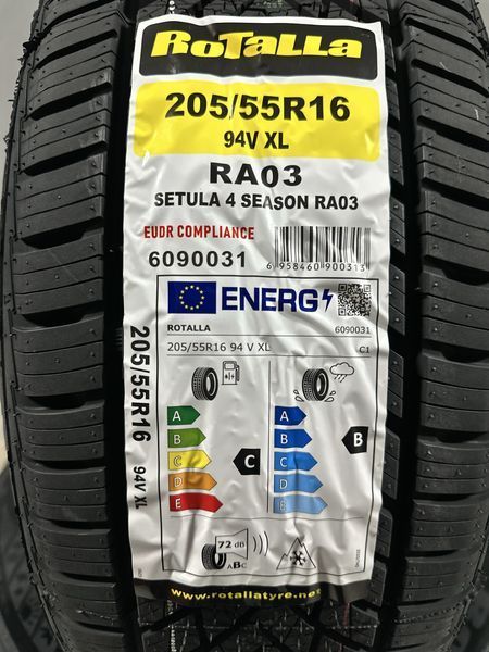 Нови всесезонни ROTALLA RA03 205/55R16 94V XL 2055516