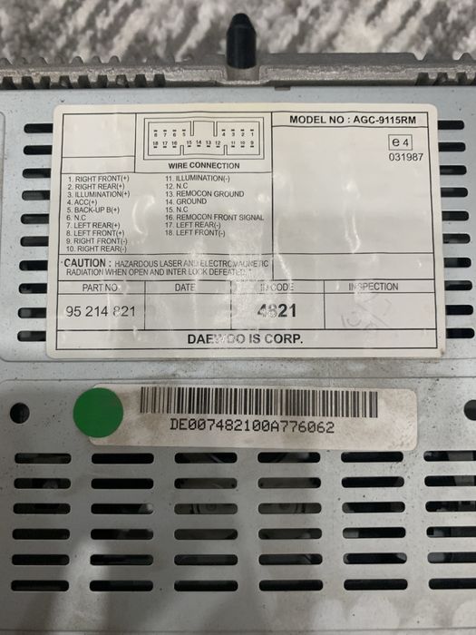 Магнитола от sparka