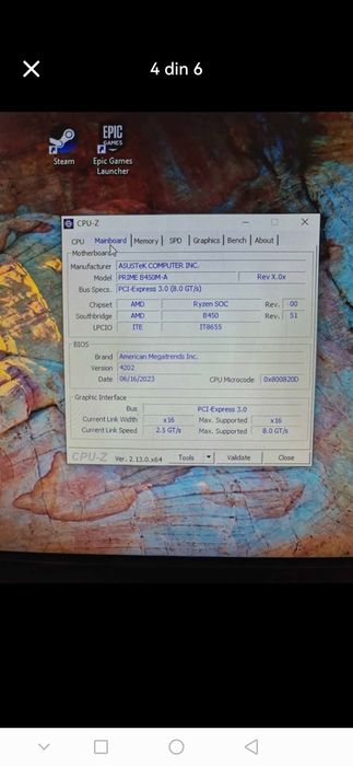 PC AMD Ryzen 5 3846 MHz, 32gb ram, placa video 4gb