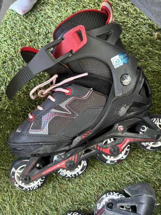 Ролери Oxelo, размер 32-34, регулируеми, унисекс, като нови