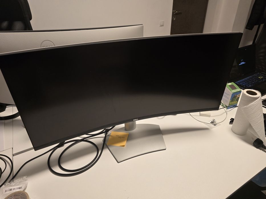 Monitor curbat Dell S3423DWC, 34", WQHD, VA