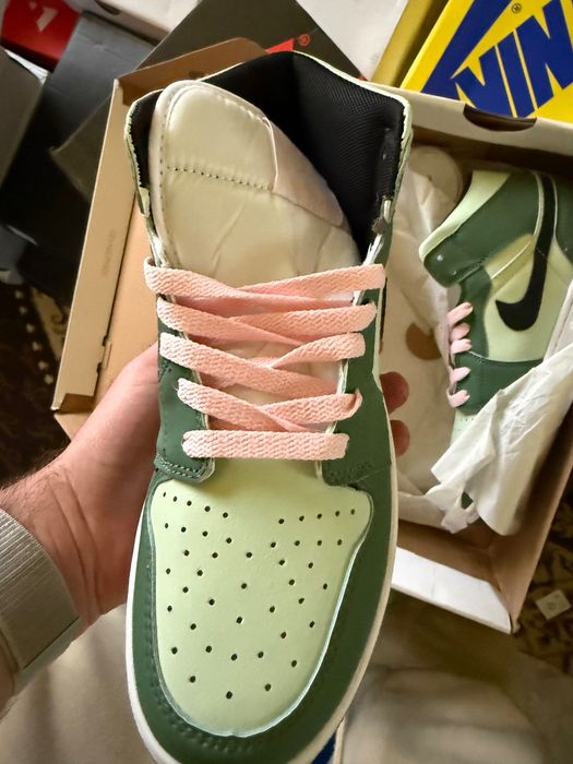 Jordan 1 Mid Green marimea 38