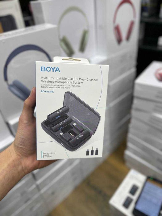 Boyalink Петличный микрофон универсальный camera iphone samsung