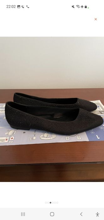 Pantofi de dama,  tip balerini,  marca Zara,  numar mare,  noi!
