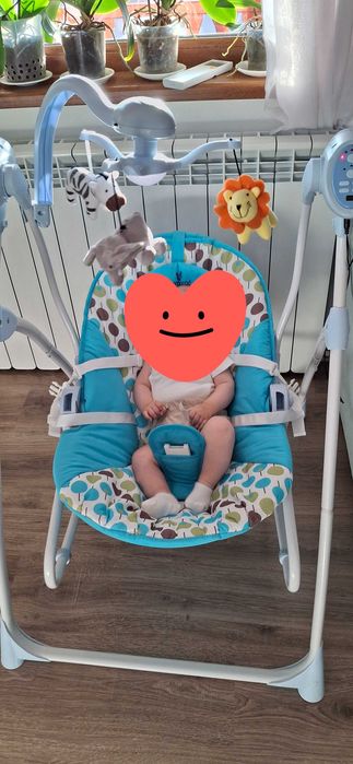 Бебешки шезлонг люлка 5в1