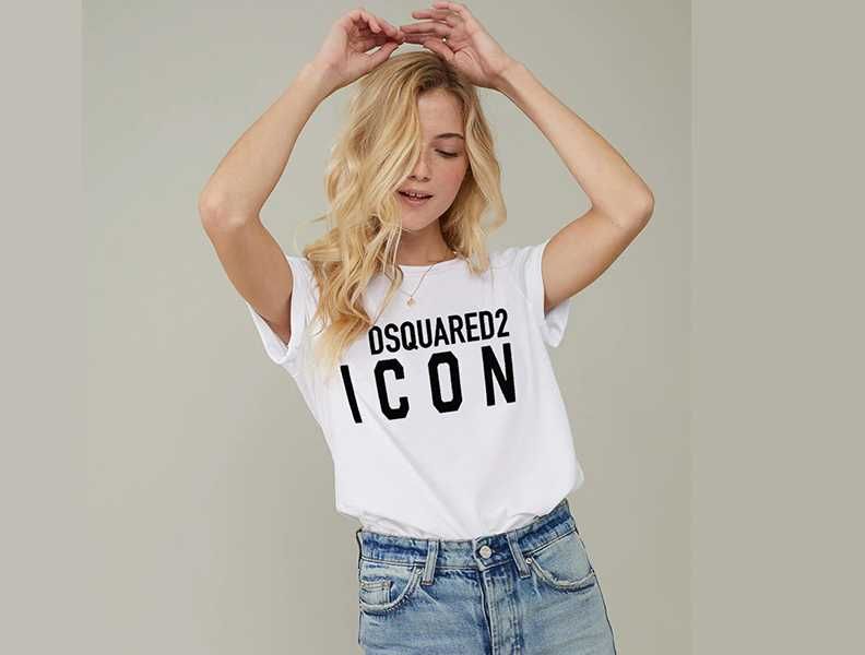 Тениски DSQUARED2 Icon Принт Модели и размери