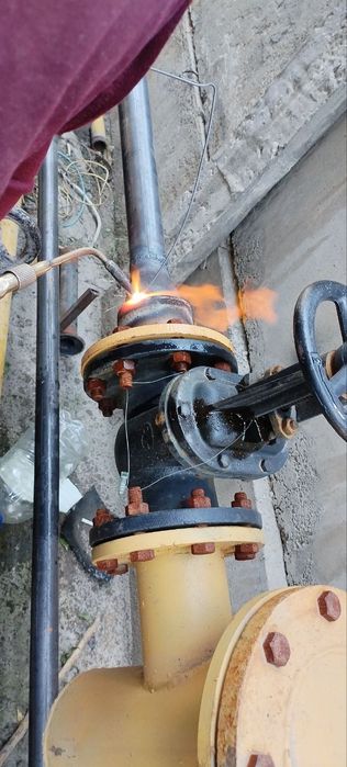 Gazasvarka Aftagen gaz montaj
