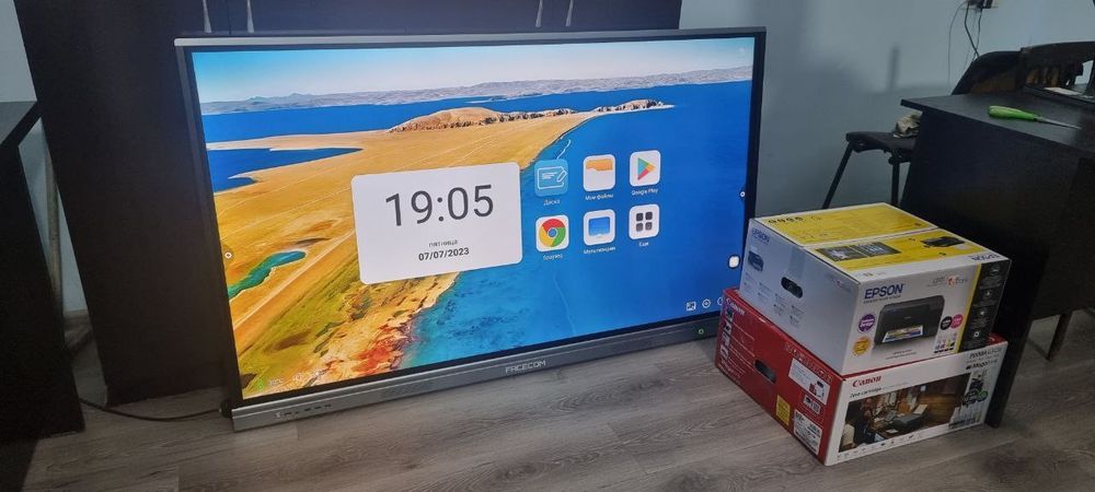 Interaktiv panel Интерактив панель 65