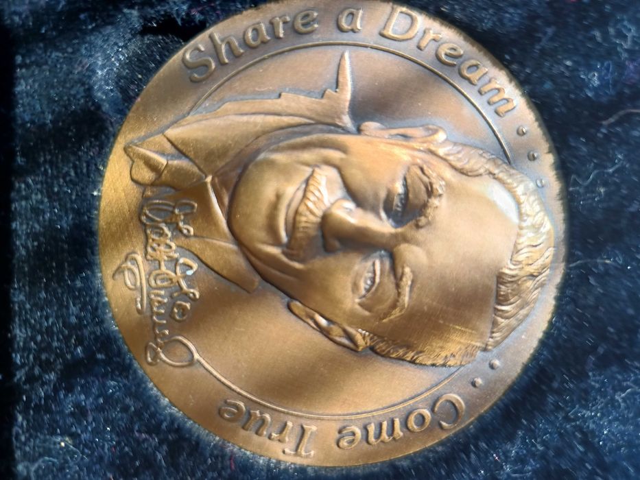 Moneda medalion Vintage Walt Disney