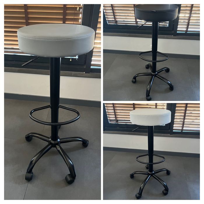 Бар Стол на колелца (черно) + 24м гаранция и безплатна доставка