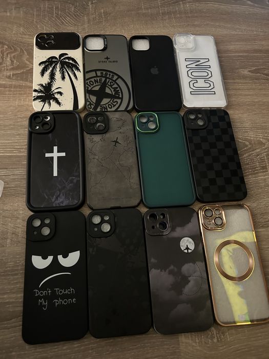 Huse iphone 14/15 plus 3 bucati 50 lei