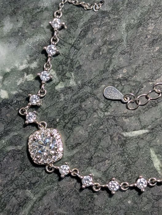 Bratara Tennis Moissanite 0.8 CT VVS1 Argint S925 GRA