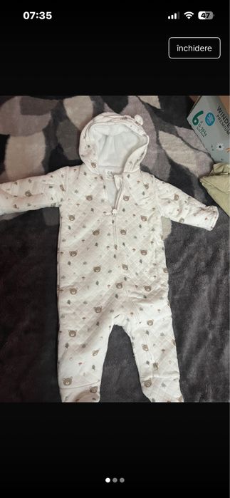 Combinezon gros de la c&a 62-68 marimea impecabil