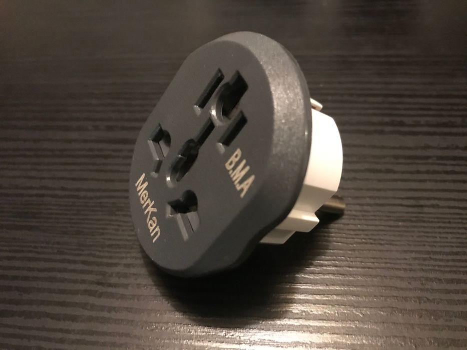 Преходник Адаптер Адаптор Английски за Контакт UK/BG Лукс 5бр.комплект