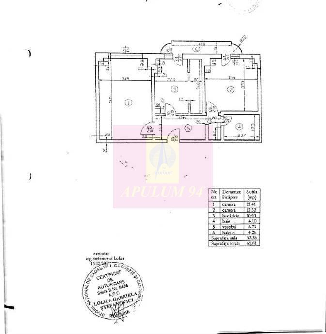 Vanzare apartament de 2 camere Calea Calarasilor- Matei Basarab