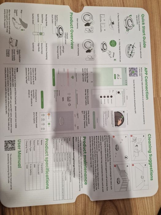 Прахосмукачка робот за сухо и мокро почистване