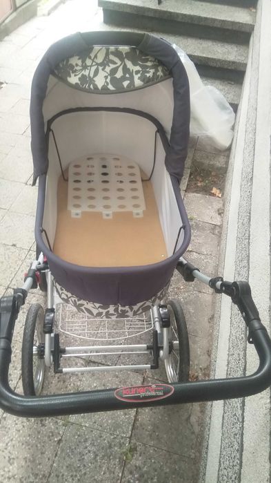 Бебешка количка + столче за автомобил Kunert Romantic