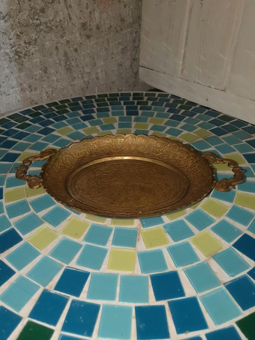 Стар месингов поднос