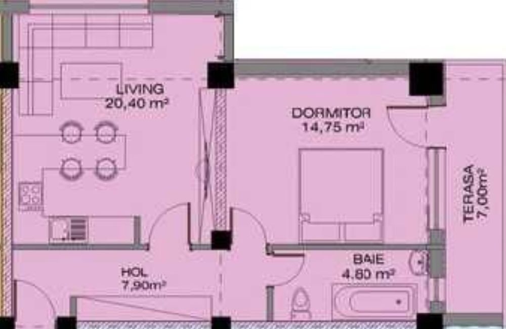 Apartament 2 camere, decomandat, Lidl Baba Novac